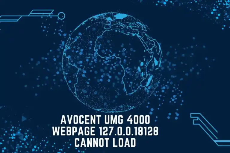 Avocent umg 4000 webpage 127.0.0.18128 cannot load